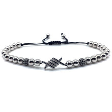 Load image into Gallery viewer, Bracelet Simple Geometric Pave  wristband