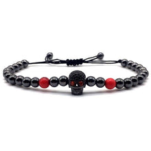 Load image into Gallery viewer, Skull Charm Bracelet  wristband